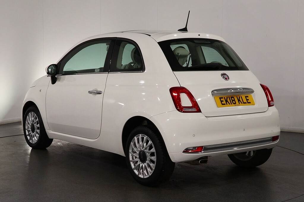 Fiat 500 Lounge White #5