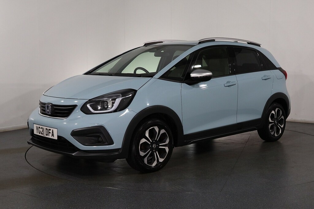 Honda Jazz 1.5 I-mmd Hybrid Crosstar Ex Cvt YG21DFA Blue #3