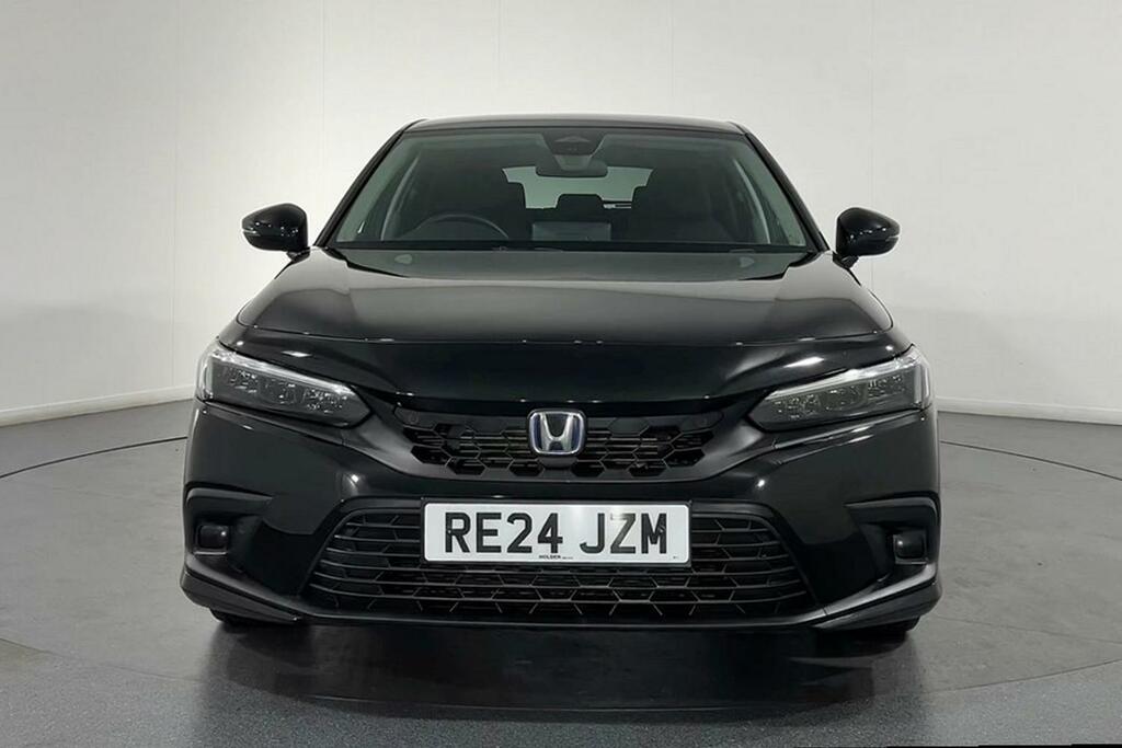 Honda Civic 2.0 Hev Elegance Cvt Honda Approved RE24JZM Black #6