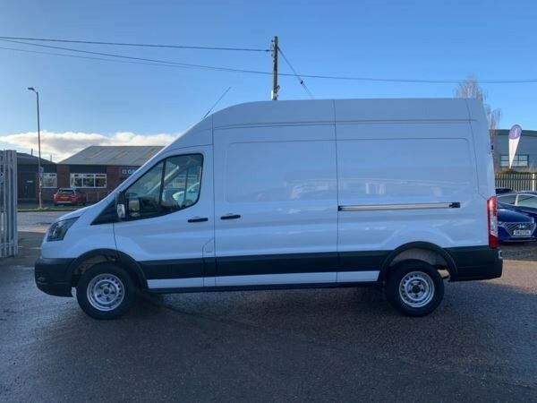 Ford Transit Custom 2.0 Ecoblue Hybrid H3 Leader Van YO23FPT White #4