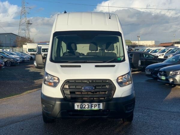 Ford Transit Custom 2.0 Ecoblue Hybrid H3 Leader Van YO23FPT White #2