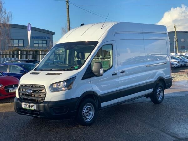 Ford Transit Custom 2.0 Ecoblue Hybrid H3 Leader Van YO23FPT White #3