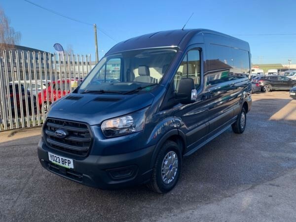 Ford Transit Custom 2.0 Ecoblue H2 Leader Van Blue #2