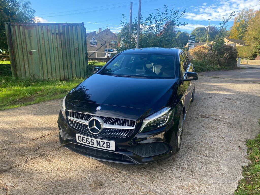 Mercedes-Benz A Class 2.1 A220d Amg Line Premium Hatchback OE65NZB Black #5