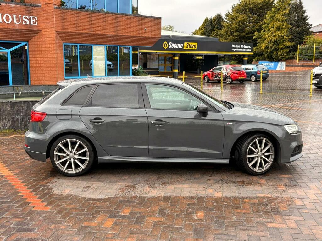 Audi A3 Hatchback 1.6 Tdi Black Edition Sportback Euro 6 CA67KKY Grey #3