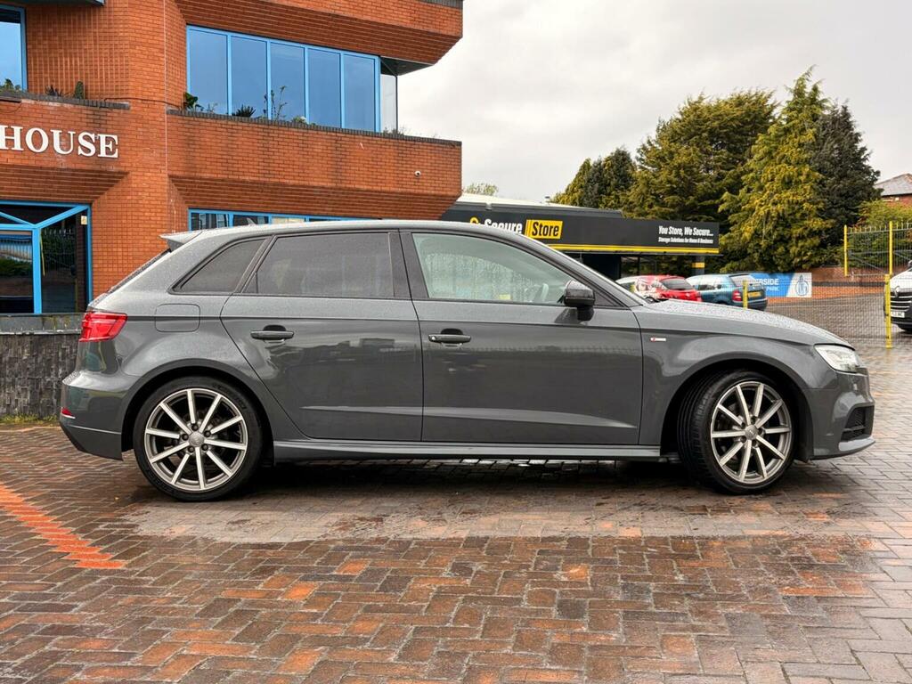 Audi A3 Hatchback 1.6 Tdi Black Edition Sportback Euro 6 CA67KKY Grey #6