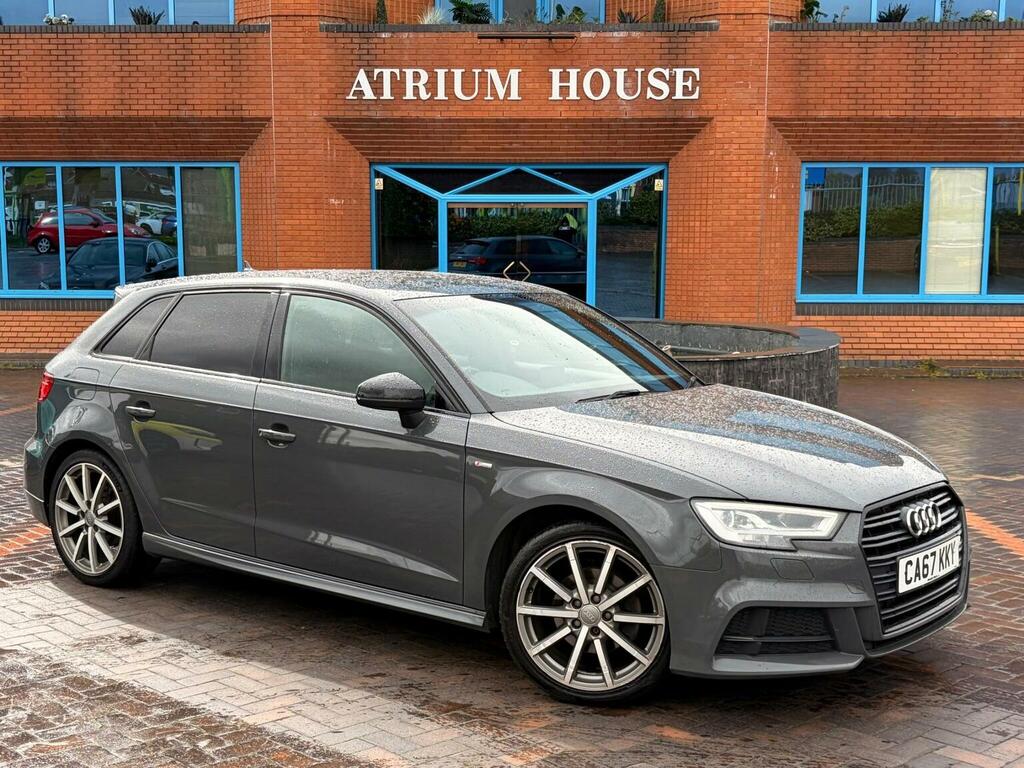 Audi A3 Hatchback 1.6 Tdi Black Edition Sportback Euro 6 CA67KKY Grey #2