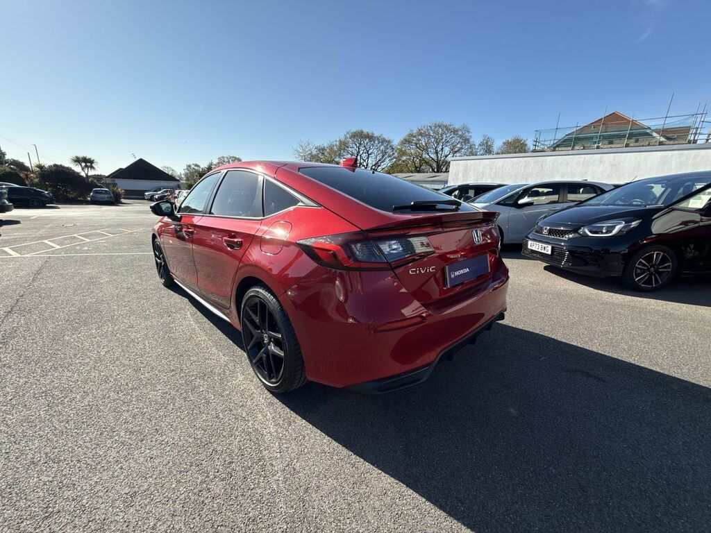 Honda Civic 2.0 H I-mmd Sport Hatchback Hybrid Ecvt HJ24XFR Red #3