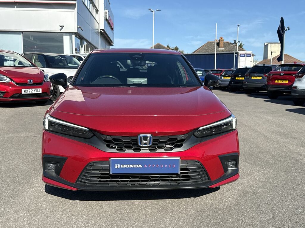 Honda Civic 2.0 H I-mmd Sport Hatchback Hybrid Ecvt HJ24XFR Red #5