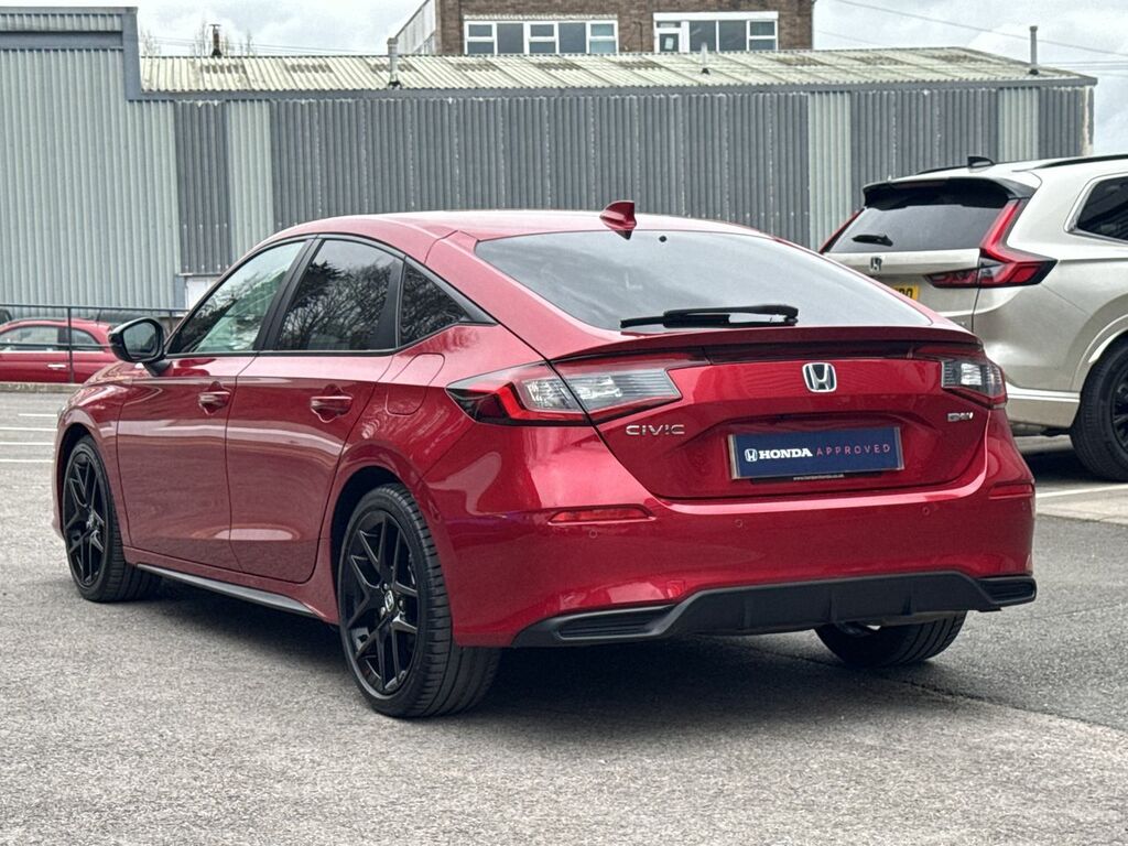 Honda Civic 2.0 H I-mmd Sport Hatchback Hybrid Ecvt WG23VBT Red #3