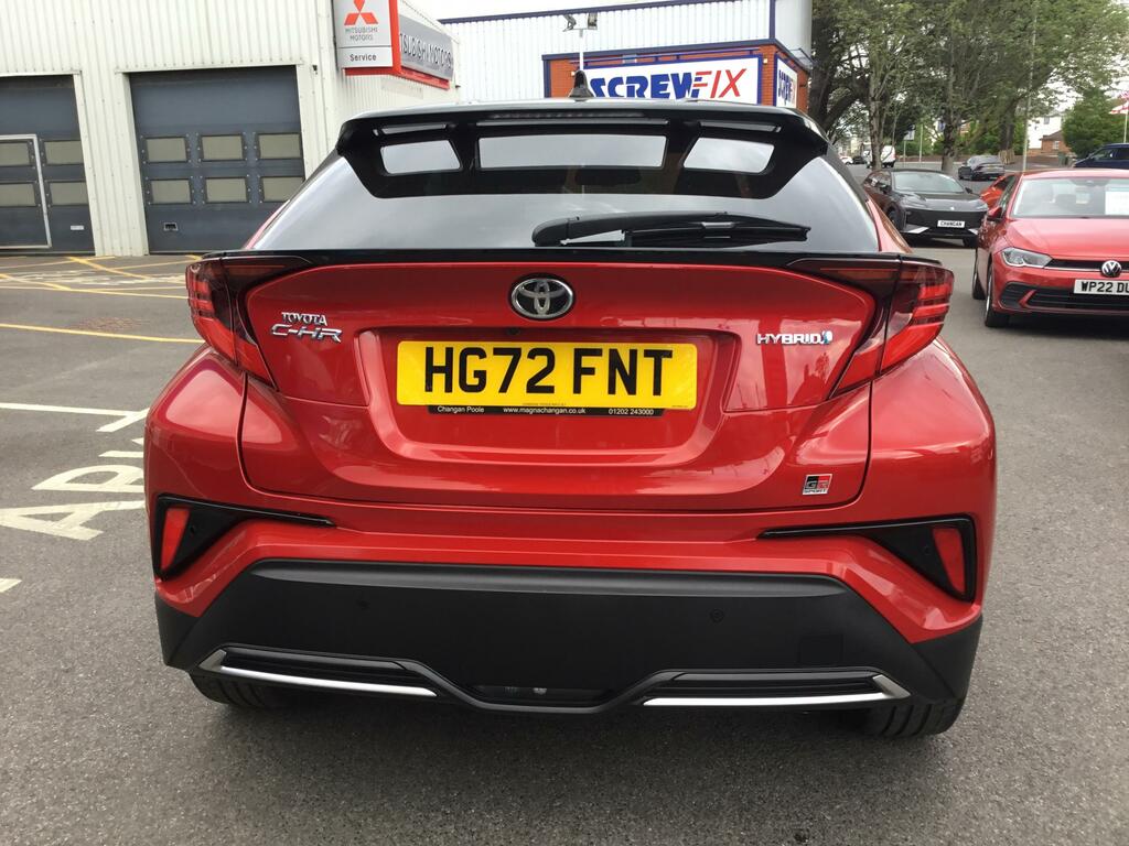 Toyota C-Hr 1.8 Vvt-h Gr Sport Suv Hybrid Cvt Euro HG72FNT Red #5