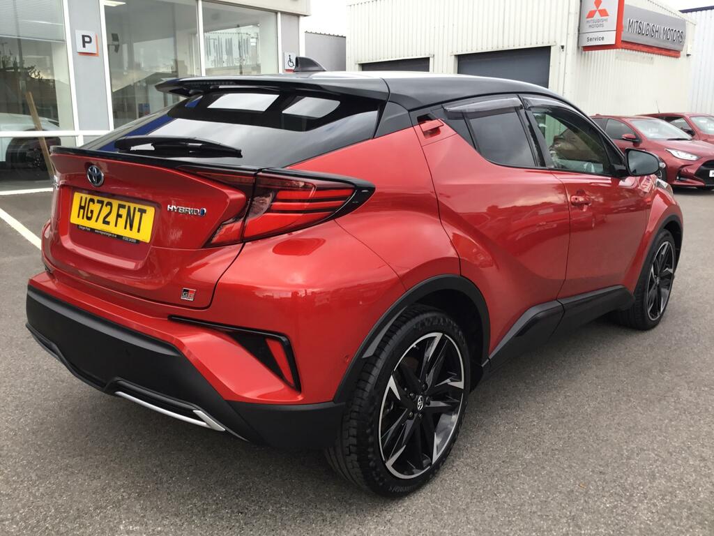 Toyota C-Hr 1.8 Vvt-h Gr Sport Suv Hybrid Cvt Euro HG72FNT Red #2