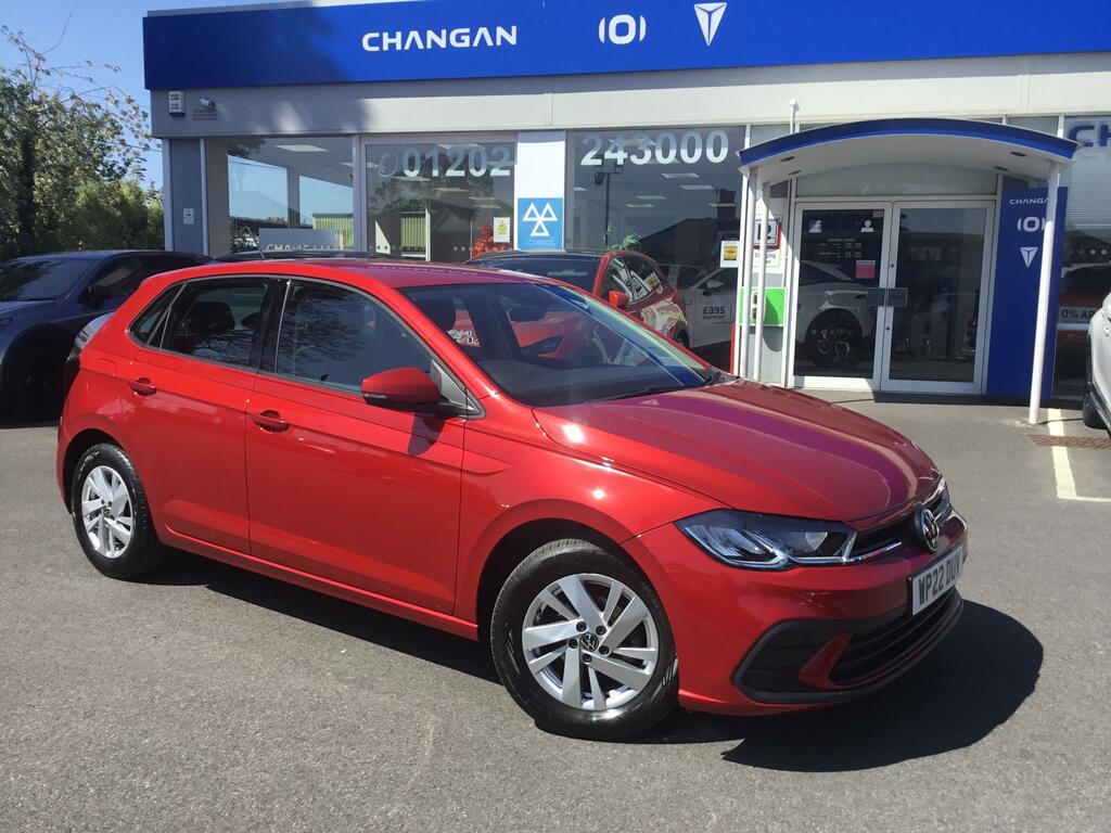 Volkswagen Polo 1.0 Tsi Life Hatchback Dsg Euro 6 Ss WP22DUV Red #3
