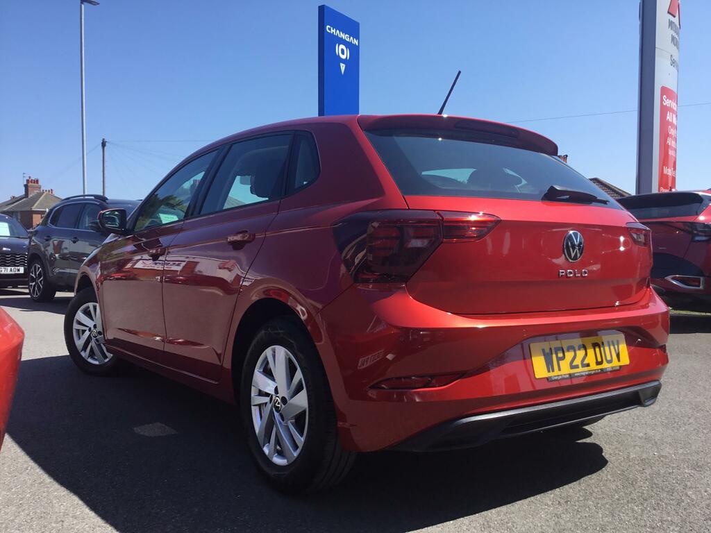 Volkswagen Polo 1.0 Tsi Life Hatchback Dsg Euro 6 Ss WP22DUV Red #5