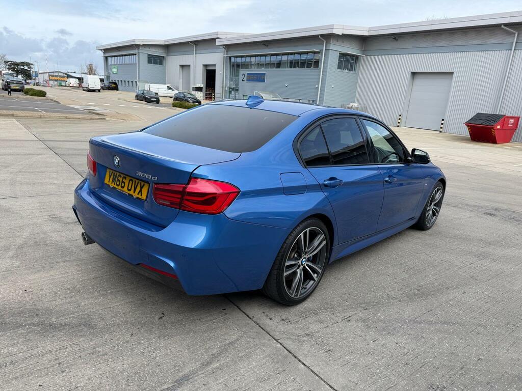 BMW 3 Series 2.0 320D M Sport Euro 6 Ss YM66OVX Blue #4