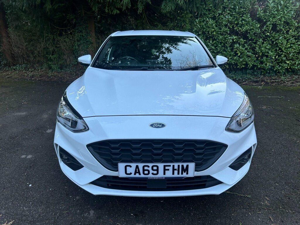 Ford Focus 1.0T Ecoboost St-line Euro 6 Ss CA69FHM White #3