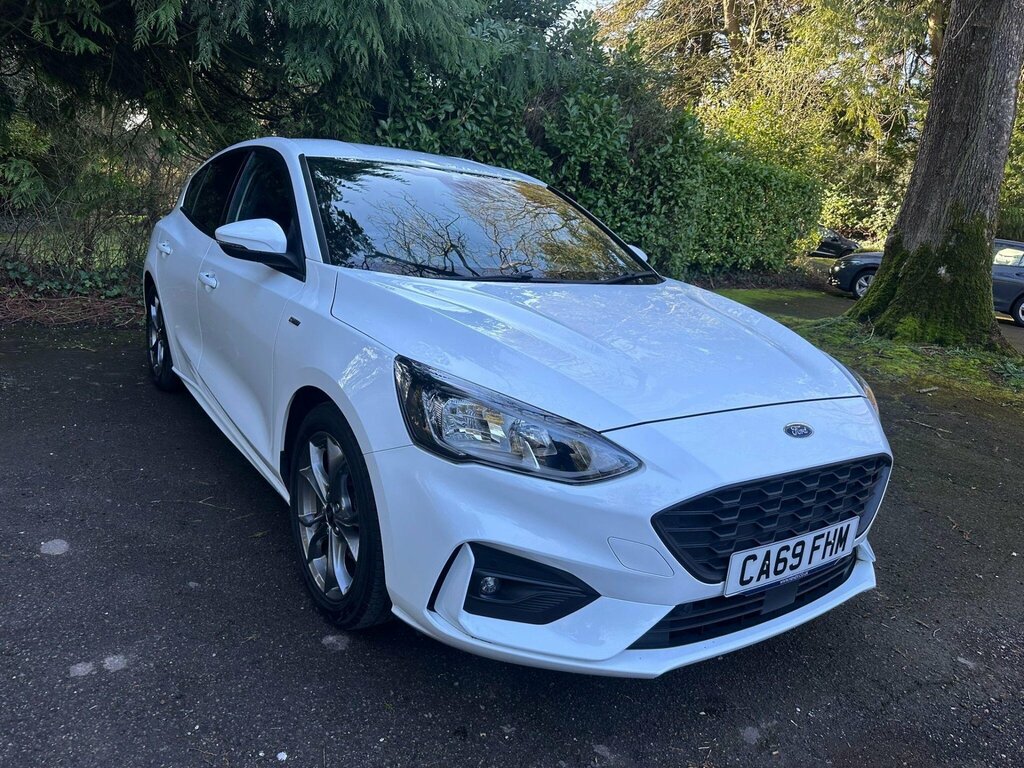 Ford Focus 1.0T Ecoboost St-line Euro 6 Ss CA69FHM White #5