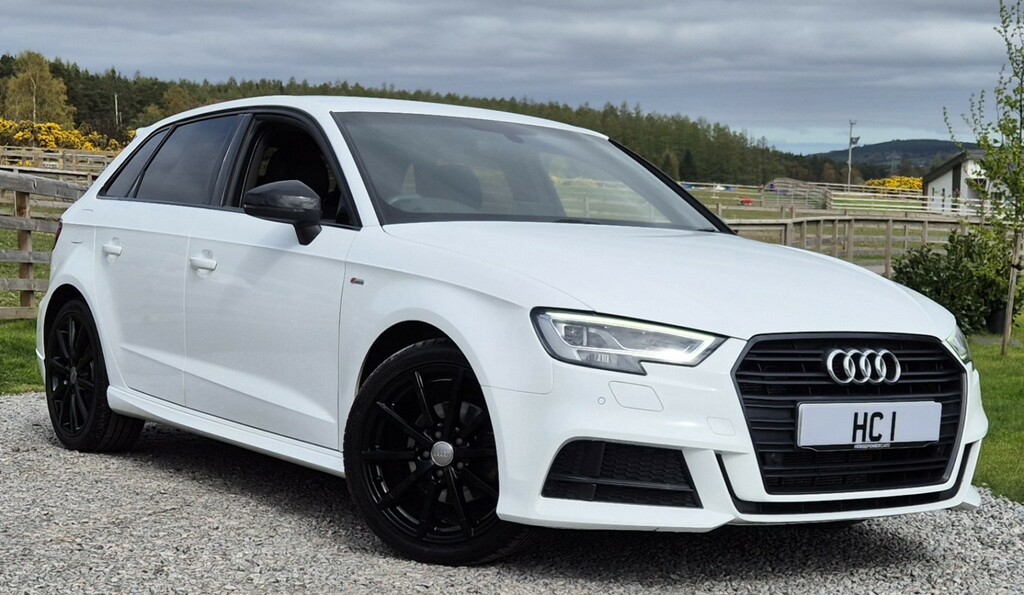 Audi A3 Hatchback 1.0 Tfsi 30 Black Edition 2018 White