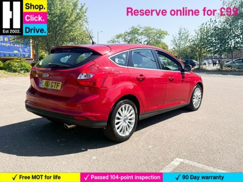 Ford Focus 2.0 Tdci Titanium LV61GTF Red #3