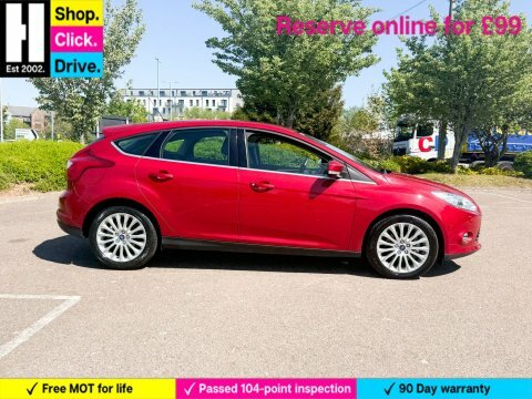 Ford Focus 2.0 Tdci Titanium LV61GTF Red #2