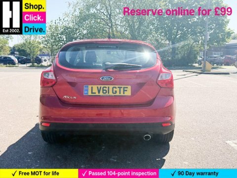 Ford Focus 2.0 Tdci Titanium LV61GTF Red #4