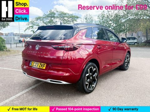 Vauxhall Grandland 1.2 Turbo Elite LC23ZKF Red #3