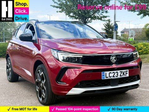 Vauxhall Grandland 1.2 Turbo Elite Red
