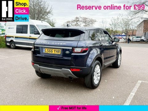 Land Rover Range Rover Evoque 2.0 Td4 Se LS66YHR Blue #3
