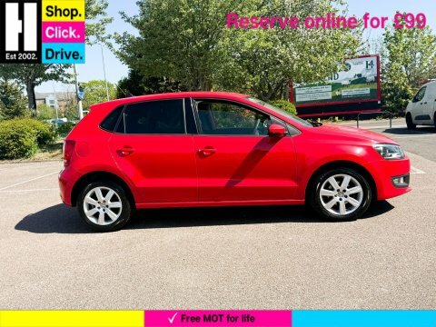 Volkswagen Polo 1.4 Match Hatchback EJ62HUP Red #2