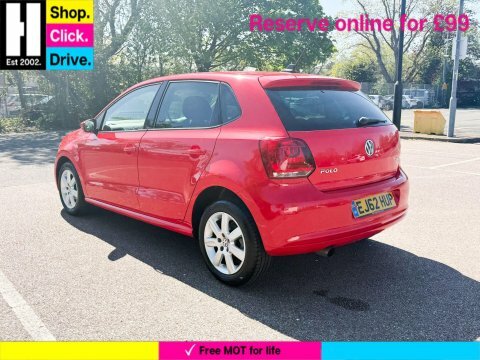 Volkswagen Polo 1.4 Match Hatchback EJ62HUP Red #5