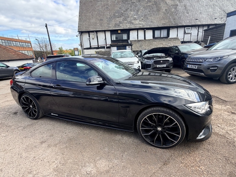 BMW 4 Series 420D Xdrive M Sport OE64JFY Black #4