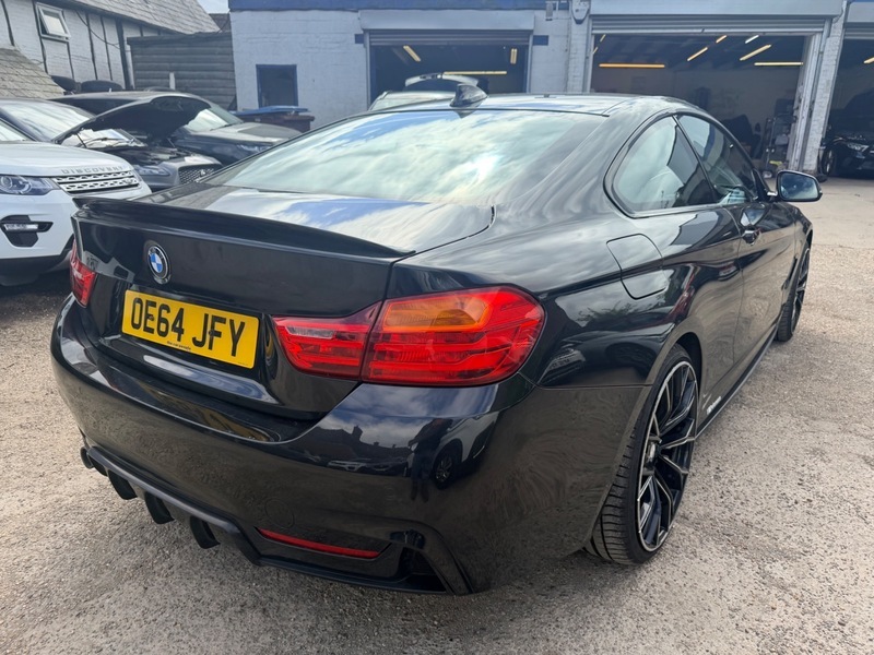 BMW 4 Series 420D Xdrive M Sport OE64JFY Black #3
