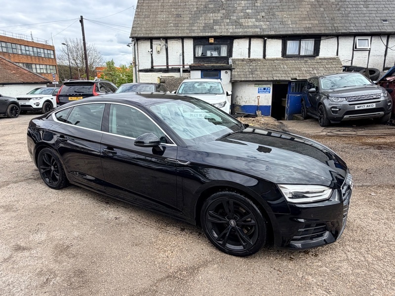 Audi A5 Sportback Tdi Se YX67WGY Black #2