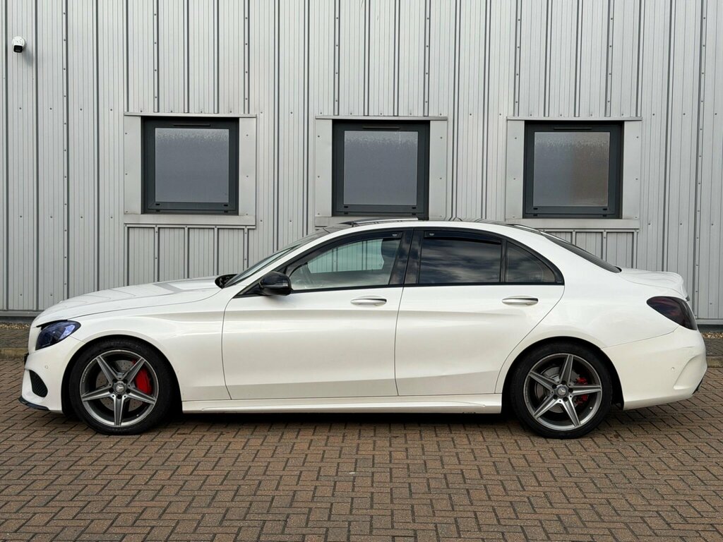 Mercedes-Benz C Class 2.1 C250d Amg Line Premium Plus 7G-tronic Euro NX65HZL White #4