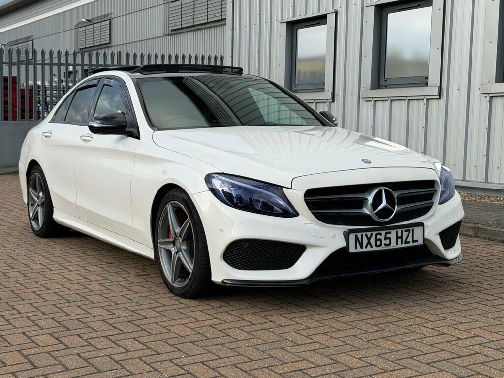 Mercedes-Benz C Class 2.1 C250d Amg Line Premium Plus 7G-tronic Euro NX65HZL White #5