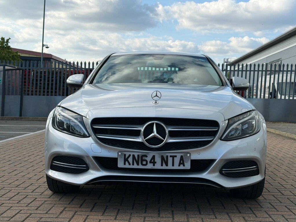 Mercedes-Benz C Class 2.1 C220 Bluetec Sport G-tronic Euro 6 Ss KN64NTA Silver #2