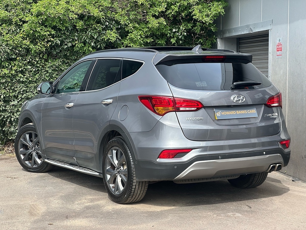 Hyundai Santa Fe Crdi Blue Drive Wiggins Edition WF66HDG Silver #4
