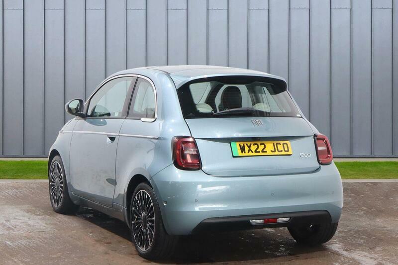 Fiat 500E 42Kwh La Prima WX22JCO Blue #4