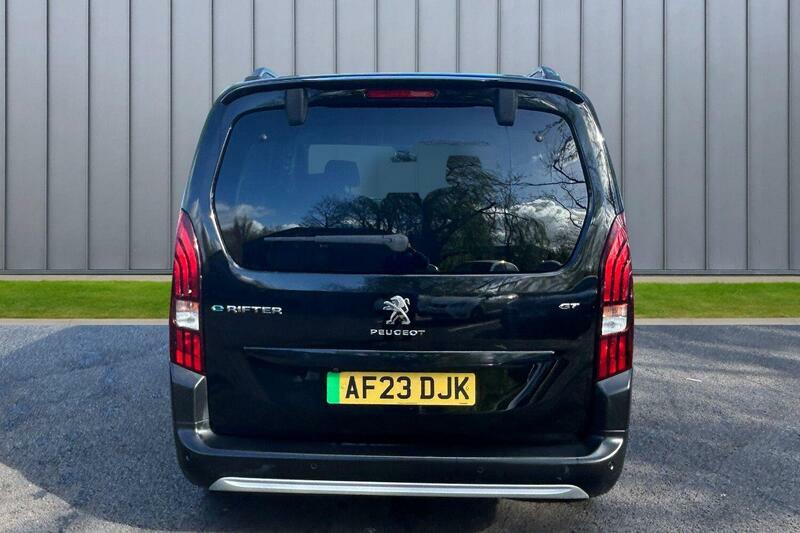 Peugeot e-Rifter 50Kwh Gt Long Mpv 7.4Kw Charger Black #6