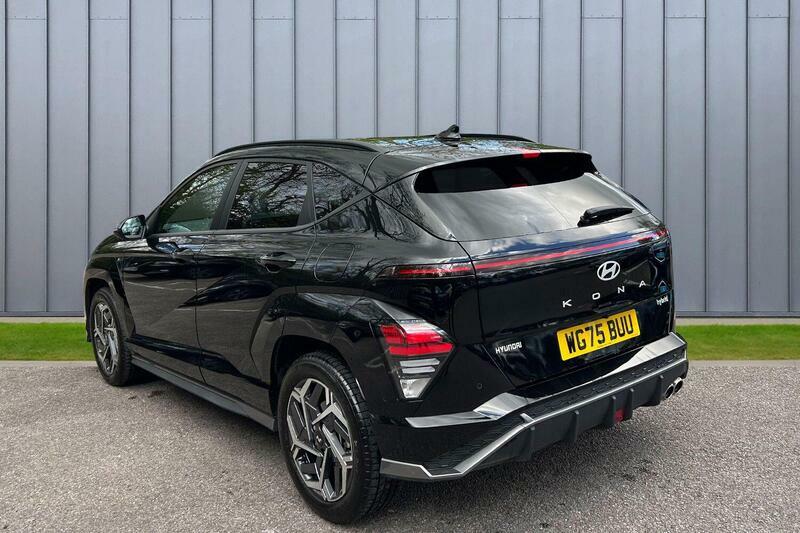 Hyundai Kona 1.6 H-gdi N Line S Dct Euro 6 Ss WG75BUU Black #5