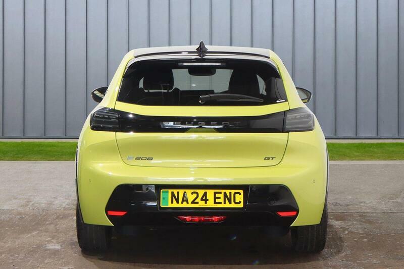 Peugeot e-208 51Kwh Gt 7.4Kw Charger NA24ENC Yellow #5