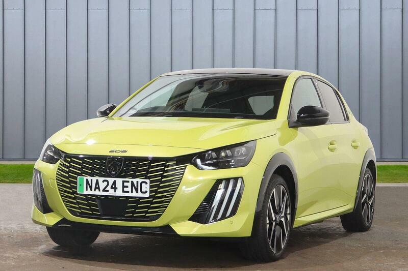 Peugeot e-208 51Kwh Gt 7.4Kw Charger NA24ENC Yellow #3