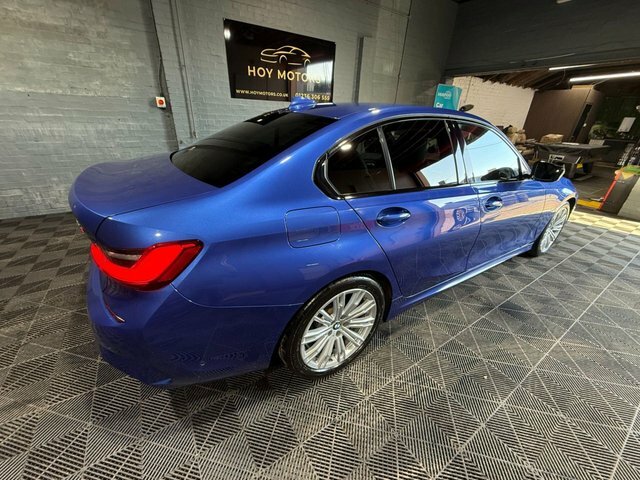 BMW 3 Series 2020 2.0 320D M Sport Saloon Eur YG70OYE Blue #3