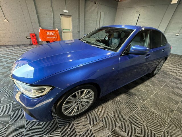 BMW 3 Series 2020 2.0 320D M Sport Saloon Eur YG70OYE Blue #6
