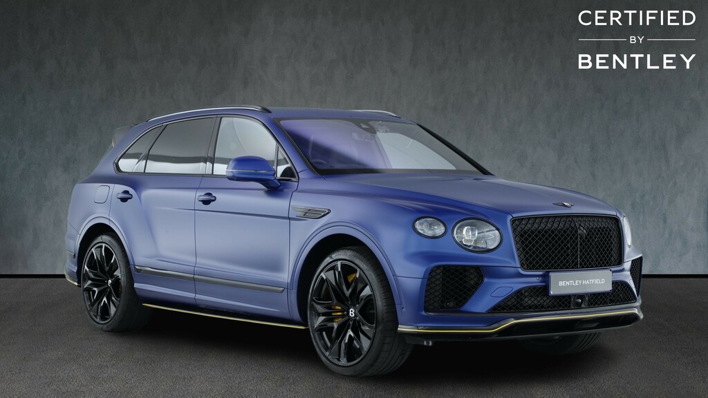 Bentley Bentayga Speed Satin Paint Full Ppf Blue