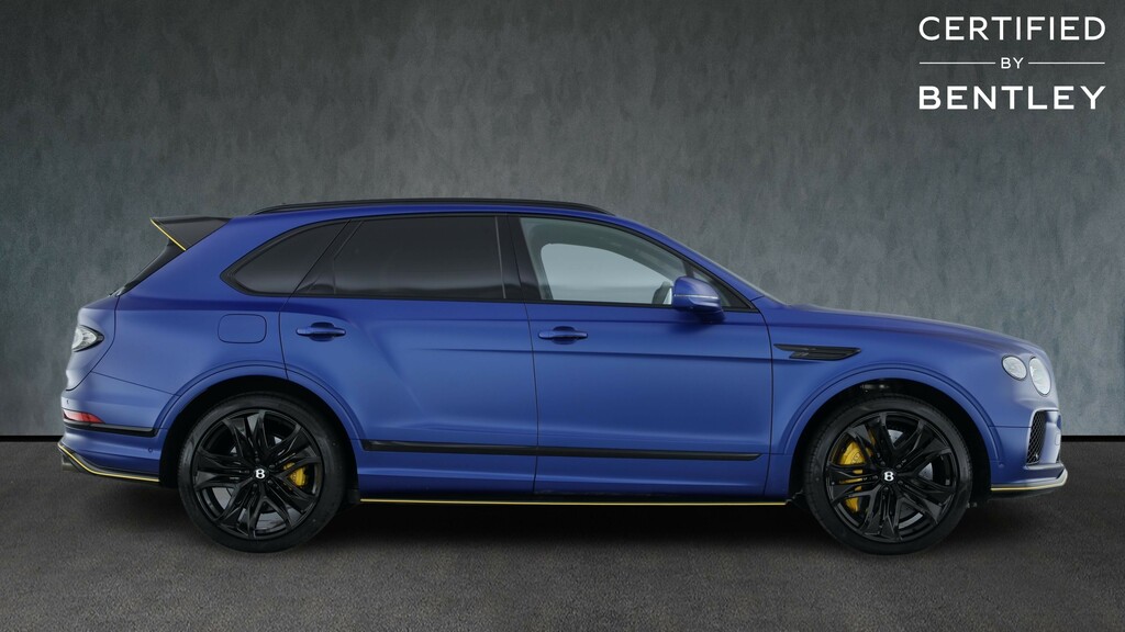 Bentley Bentayga Speed Satin Paint Full Ppf Blue #3