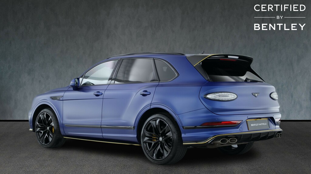 Bentley Bentayga Speed Satin Paint Full Ppf Blue #2