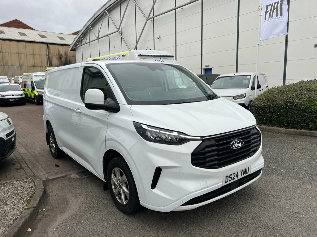 Ford Transit Custom 2.0 300 Ecoblue Limited Panel Van Manua DS24YMU White #4