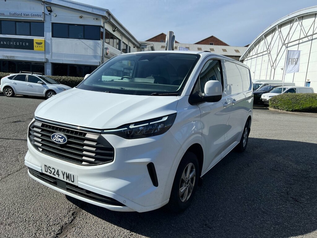 Ford Transit Custom 2.0 300 Ecoblue Limited Panel Van Manua DS24YMU White #2