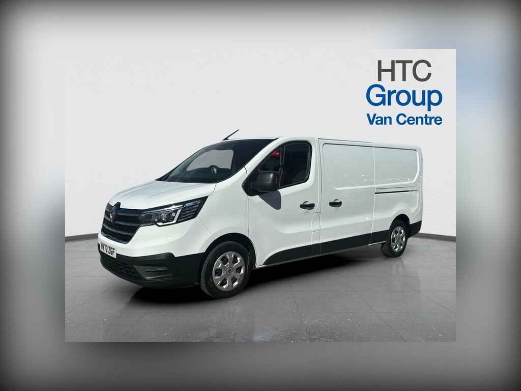 Renault Trafic 2.0 Dci Blue Ll30 Business Panel Van M HV72ZGF White #2